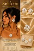 Zirconia Bridal Jewelry Set - 3