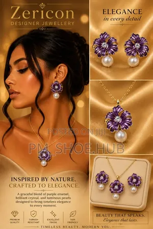 Zirconia Bridal Jewelry Set