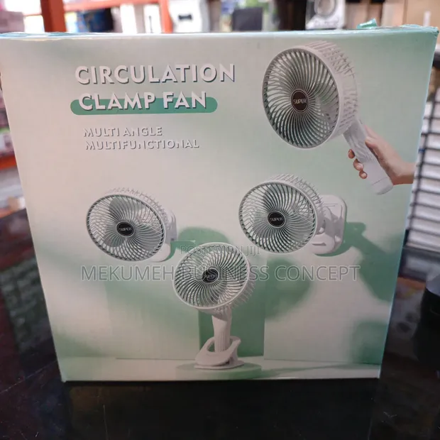 Rechargeable Circulation Clamp Fan - 1