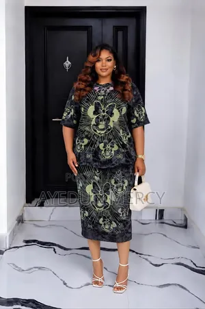 2-in-1 Blouse and Skirt Set