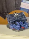 Zara Blue Mini Handbag and Heels Set - 2