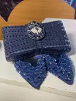 Zara Blue Mini Handbag and Heels Set - 4