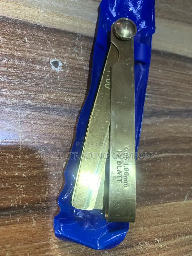 Feeler Gauge Set 0.05-1.00mm 13 Blades Brass - 1