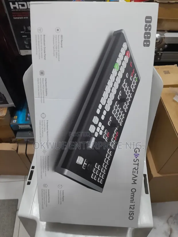 Gostream 12-Channel Video Mixer for Video Production - 1