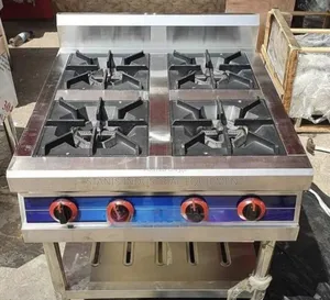 STANIS KITCHEN EQUIPMENT 4 Burner Commercial Gas Cooker