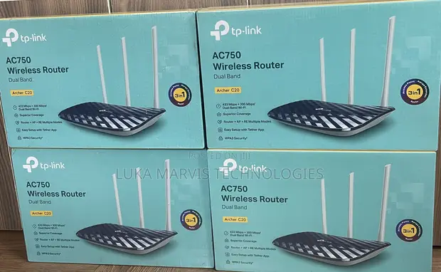 TP-Link Archer C20 Dual Band WiFi Router - 1