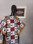 Short Black Bubu Dress - Ankara Fabric - 1