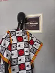 Short Black Bubu Dress - Ankara Fabric - 3