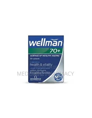 Vitabiotics Wellman 70+ Lafiya & Haske Tableti