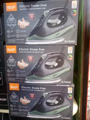 RAF 1600W Steam Electric Iron - Ceramic Soleplate