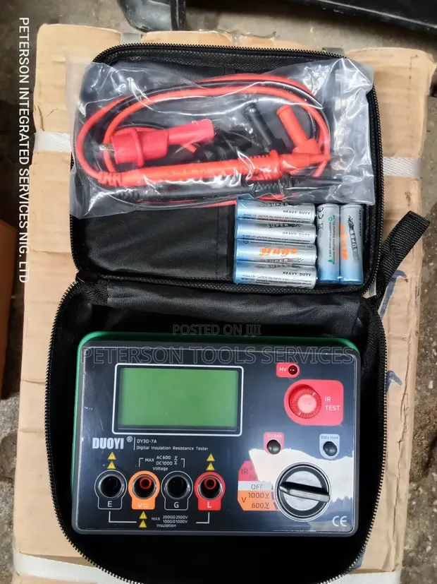Duoyi Digital Insulation Resistance Tester AC-600V DC-1000V - 1