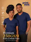 Premium Custom T-Shirts | 250GSM | All Sizes | 14 Colours - 1
