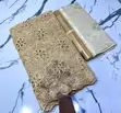 Sequins Lace Fabric - Quality for Aso Ebi - 4