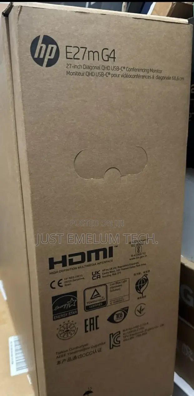 HP E27m G4 27" QHD IPS USB-C Conferencing Monitor - 1