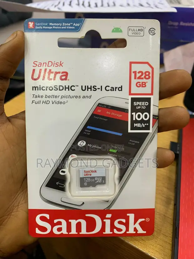 SanDisk Ultra 128GB microSDHC UHS-I Card - 1