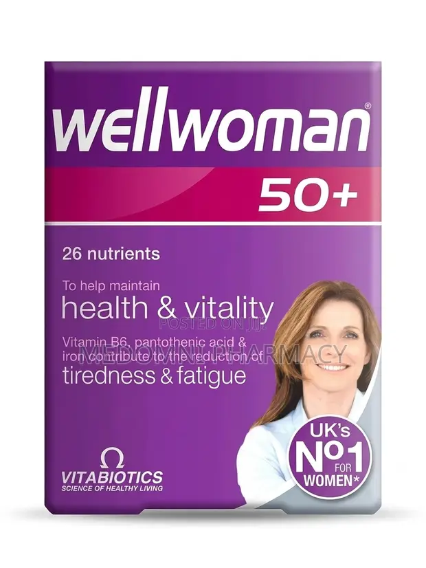 Vitabiotics Wellwoman 50+ Lafiya & Haske Tableti - 1