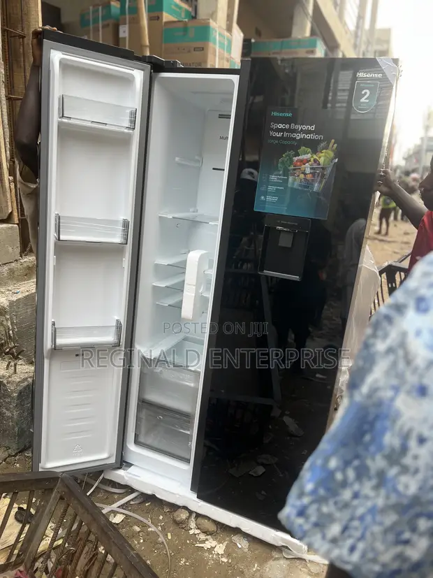 Hisense 529L Inverter Side-by-Side Refrigerator - 1