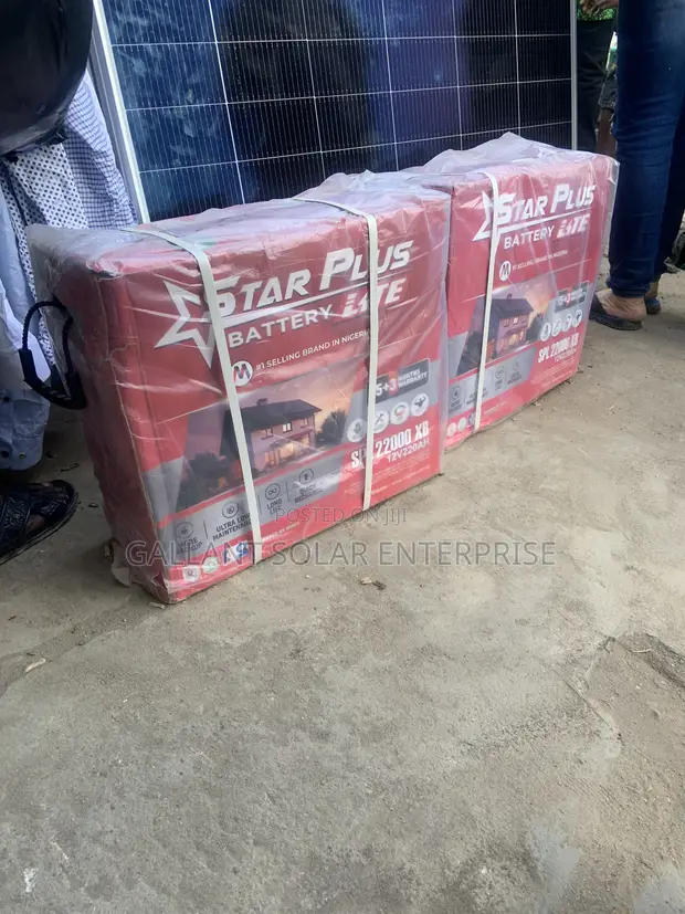 Star Plus 220Ah Tubular Battery 12V - 1