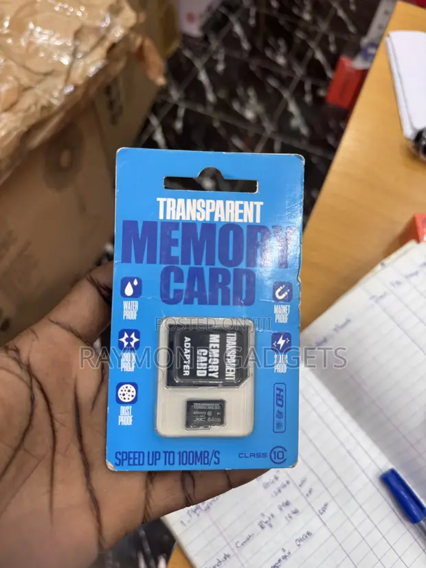 Trust Transparent MicroSD Memory Card 64GB + Adapter - 1
