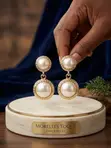 Fashion Jewelry Tsoffin Earrings masu lu'u-lu'u - 1