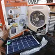 Easy Power 8" Rechargeable Mini Table Solar Fan - 2