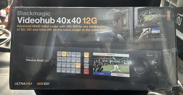 Blackmagic Videohub 40x40 12G SDI Router - 1