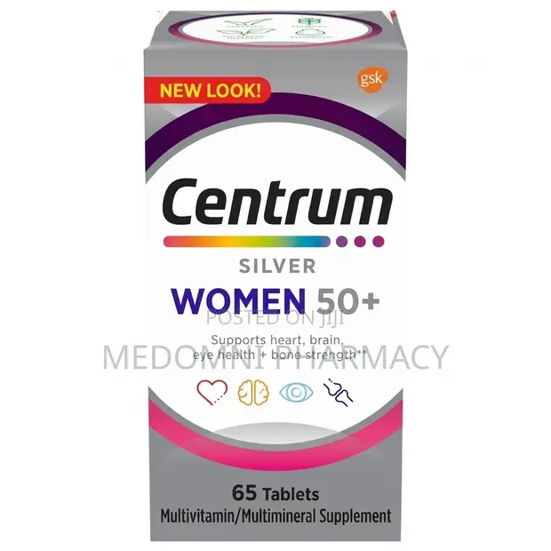 Centrum Silver Mata 50+ Multivitamin - 65 Tablets - 1