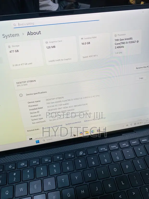 Dell XPS 13 9310 Laptop - 16GB RAM, 512GB SSD, Core i5 - 1