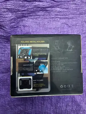 360 Juyawa Tablet Desk Stand Holder tare da USB Cooler