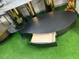 Modern 2-in-1 Oval Coffee Table Set - 1