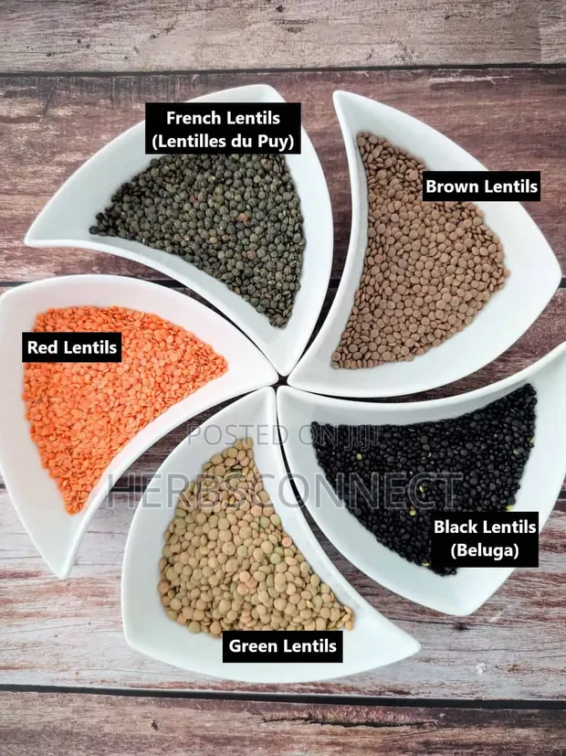 Lentils (Green, Red, Yellow, Brown, Black) - 500g - 1