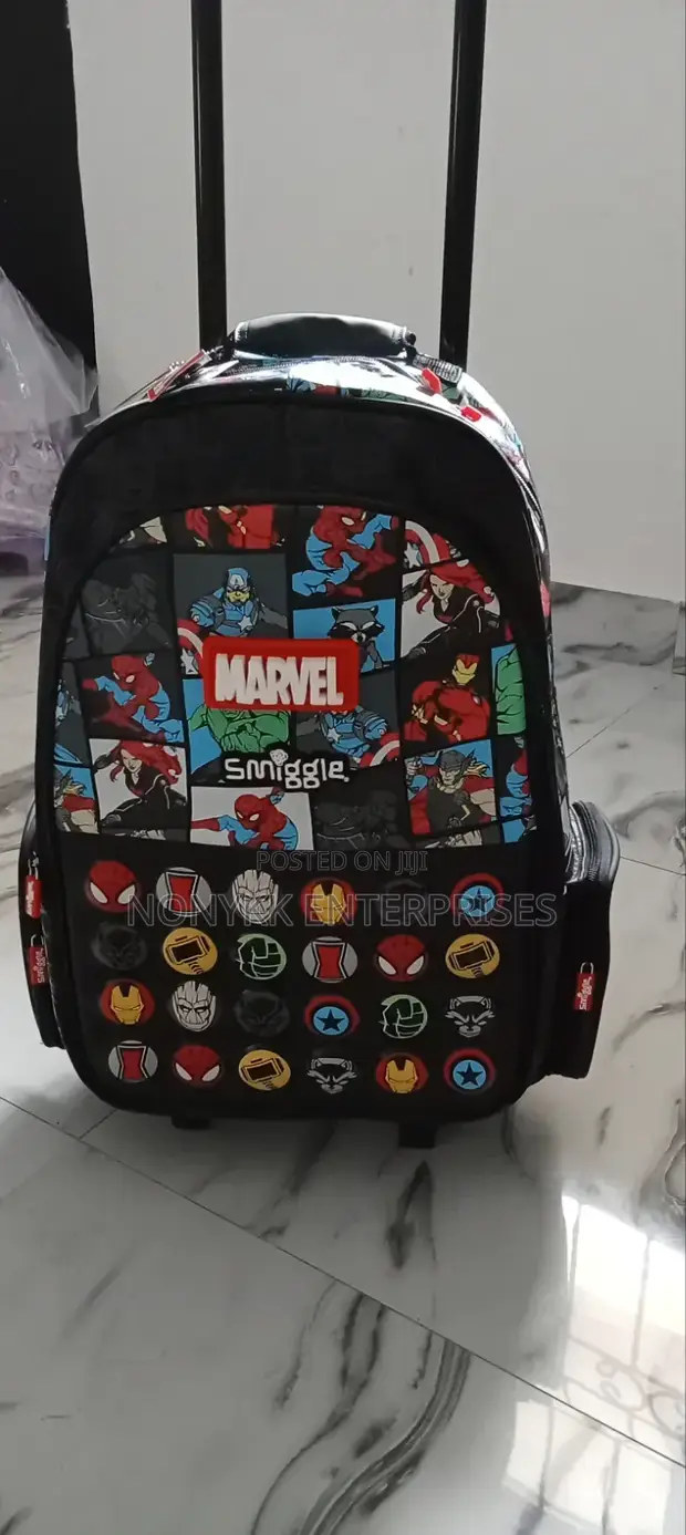 Smiggle Trolley Backpack - Large, Multicolor - 1