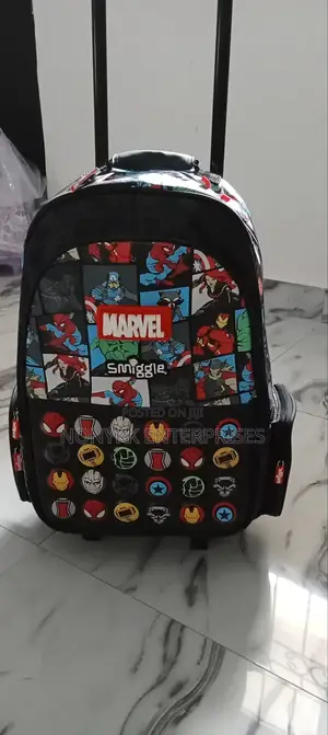Smiggle Trolley Backpack - Large, Multicolor