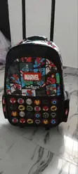 Smiggle Trolley Backpack - Large, Multicolor - 1