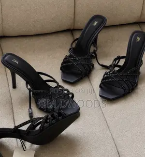 Zara Heel Open Sandals