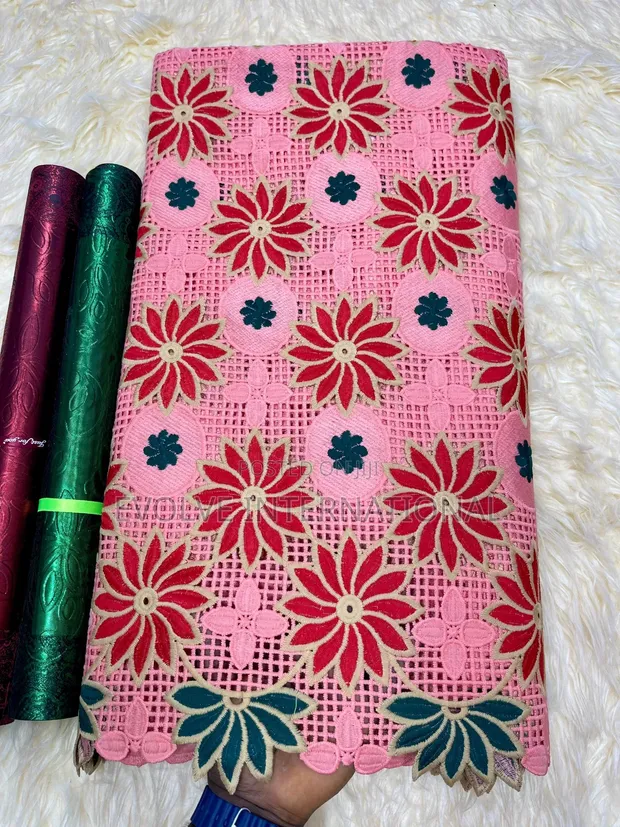 Tissue Lace Fabric for Aso Ebi & Events - 1