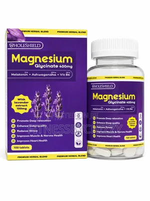 Wholeshield Magnesium Glycinate 400mg (100 Tablets)