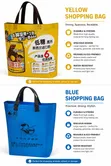 Fancy Carrier Bags - Medium, Multicolor Gift Bags (Set of 3) - 2