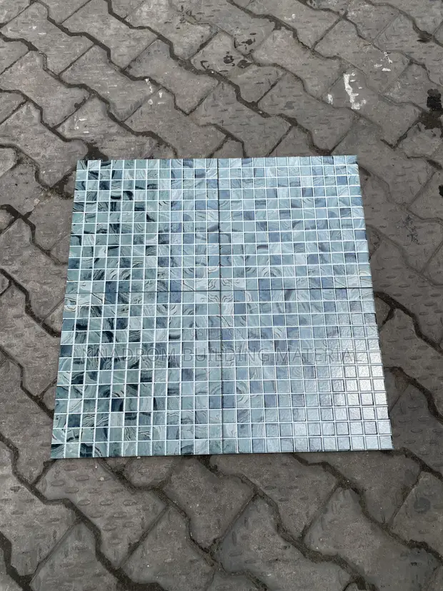 33x33cm Aqua Green Ceramic Pool Tiles - 1