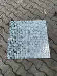 33x33cm Aqua Green Ceramic Pool Tiles - 1
