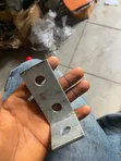 100mm L Bracket for Cable Tray Hanger - 1