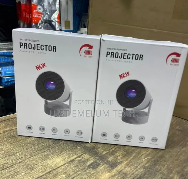 Rechargeable Android 11.0 Smart Projector with Netflix & YouTube - 1