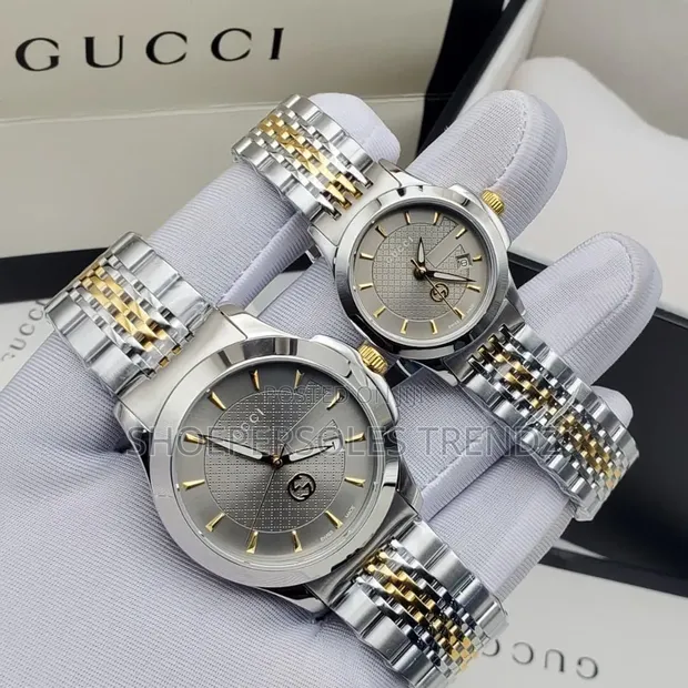 Gucci Two-Tone His & Hers Wrist Watches - 1