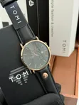Tomi Men's Mechanical Leather Watch - 1