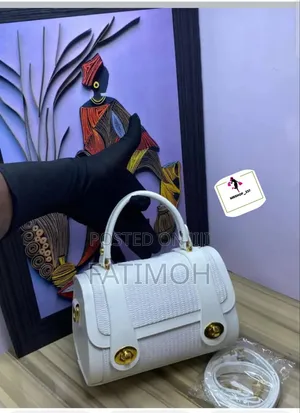 Neat White Handbag