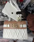 Neat White Handbag - 2
