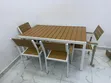 Outdoor Dining Table with 6 Chairs - 1