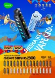 Vozol Gear Shisha 25K Puffs Disposable Vape - Retail & Wholesale - 1