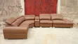 Lux L-Shape Sofar Deri Mai Jeri Tare Da Center Table - 3