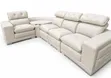 Lux L-Shape Sofar Deri Mai Jeri Tare Da Center Table - 4
